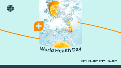 Eat Healthy Campaign Zoom Background Image Preview