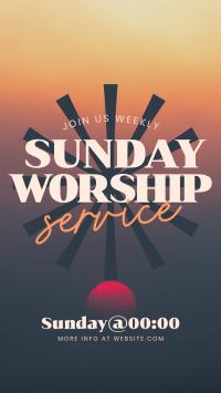 Sunday Worship Instagram Reel Preview