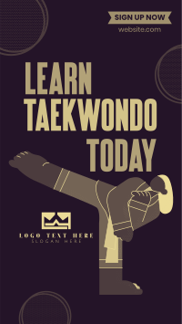 Taekwondo for All YouTube Short Design