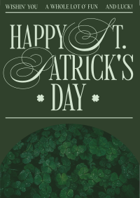 Modern Nostalgia St. Patrick's Day Greeting Flyer Image Preview