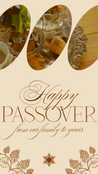 Modern Nostalgia Passover Facebook Story Design