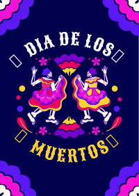 Lets Dance in Dia De Los Muertos Poster Image Preview