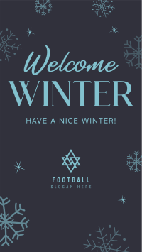 Welcome Winter Facebook story Image Preview