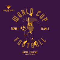 World Cup Football Player Instagram post Image Preview