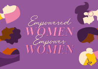 Empowered Women Month Postcard Image Preview
