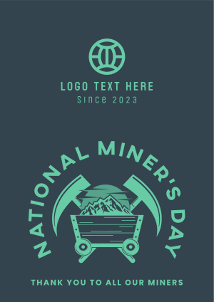 Miners Day Celebration Flyer Image Preview