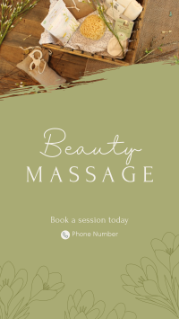 Beauty Massage Facebook Story Design