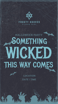 Wicked Halloween Party TikTok Video Image Preview