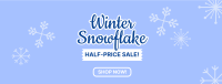 Winter Decor Sale Facebook cover Image Preview