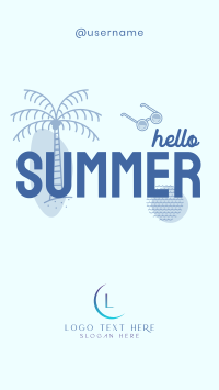 Hello Summer Instagram Story Preview