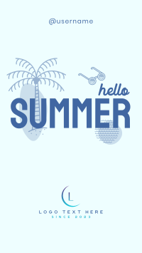 Hello Summer Instagram Story Design