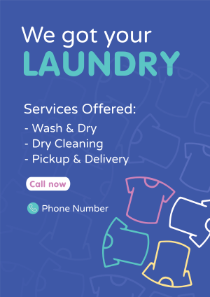 We Got Your Laundry Flyer Image Preview