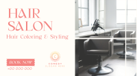 Hair Styling Salon Facebook event cover Image Preview