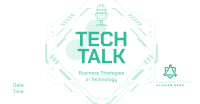 Tech Talk Podcast Facebook ad Image Preview