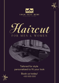 Hair Salon Minimalist Poster Preview