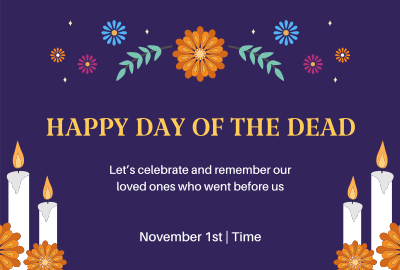 Day of the Dead Pinterest board cover Image Preview