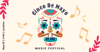 Cinco De Mayo Music Fest Facebook Ad Design