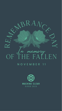 Day of Remembrance Facebook Story Design