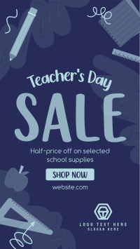 Supplies Sale for Teachers Instagram Reel Preview