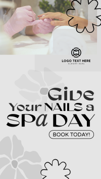 Nail Spa Day Instagram reel Image Preview