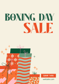 Gifts Boxing Day Flyer Design