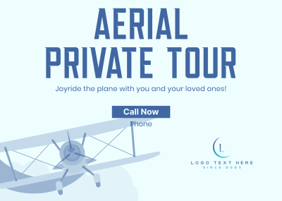 Aerial Private Tour Postcard Image Preview