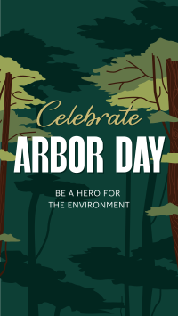 Celebrate Arbor Day Instagram Reel Design