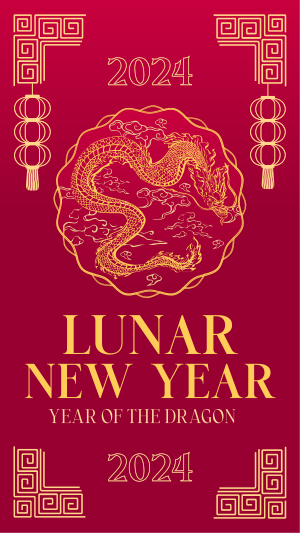 Pendant Lunar New Year Facebook story Image Preview