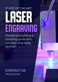 State of the Art Laser Engraving Flyer Image Preview