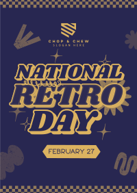 Nostalgic Retro Day Flyer Image Preview