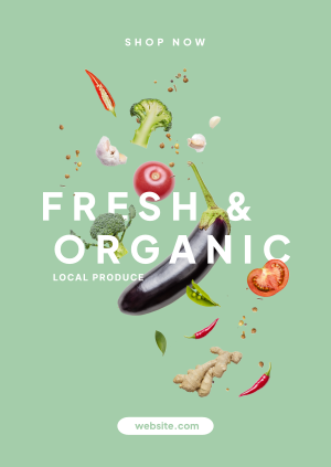 Organic Fresh Poster Image Preview