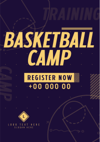 Basketball Sports Camp Flyer Design