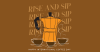 Rise and Sip Facebook ad Image Preview