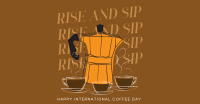 Rise and Sip Facebook Ad Design