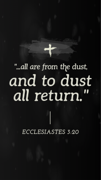Ash Wednesday Verse Instagram Reel Image Preview