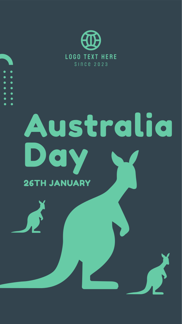 Kangaroo in Australia Facebook Story Design Image Preview