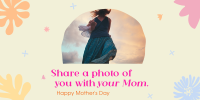 Photo with Mom Twitter Post Design