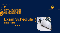 Exam Schedule Memphis Facebook event cover Image Preview