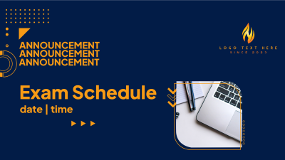 Exam Schedule Memphis Facebook event cover Image Preview