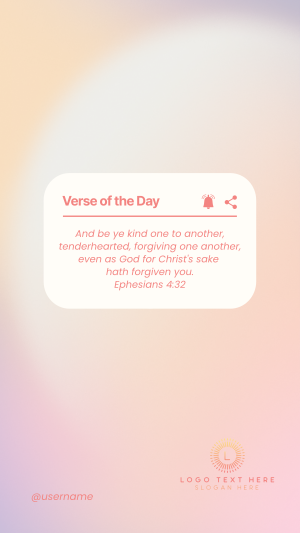 Verse of the Day Facebook story Image Preview