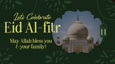 Eid Al Fitr Greeting Facebook event cover Image Preview