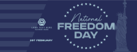 Remembering Freedom Day Facebook cover Image Preview