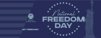 Remembering Freedom Day Facebook Cover Design