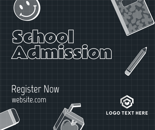 Quirky School Facebook Post Design Image Preview
