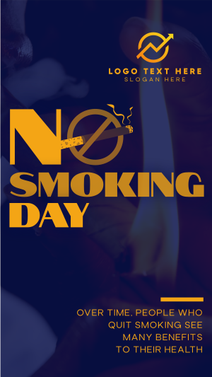 Sleek Non Smoking Day Instagram story Image Preview