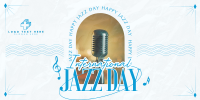 Elegant Jazz Day Twitter post Image Preview