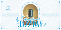 Elegant Jazz Day Twitter Post Image Preview