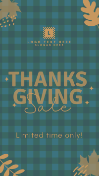 Thanksgivings Checker Pattern Instagram Reel Preview