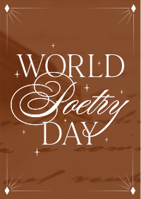 Celebrate Poetry Day Flyer Image Preview