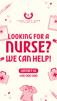 Nurse Job Vacancy Instagram story Image Preview